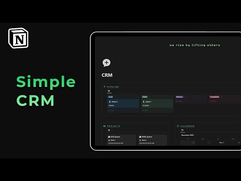 Project Management CRM | Prototion | Buy Notion Template