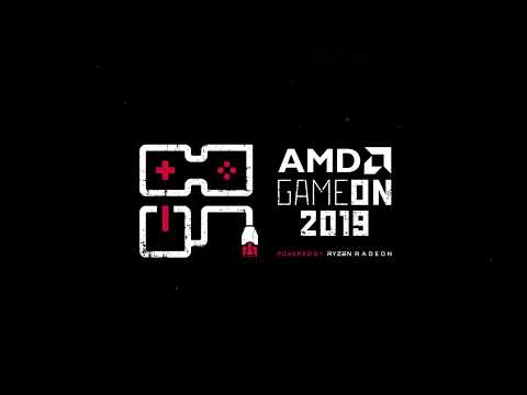 AMD GAMEON 2019. Official eSports partner - Playmax Interactive.