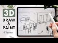 DRAW PAINT IN 3D Feather App Guide Tutorial