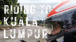 150KM Motorbike ride through Malaysia l Malacca to Kuala Lumpur (S1E3)