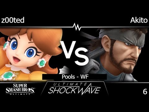 USW 6 - z00ted (Daisy) vs Akito (Snake) Pools - WF - SSBU