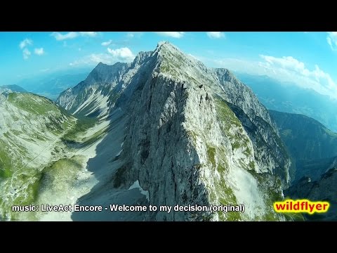 high mountain ridge flying and FPV dive!