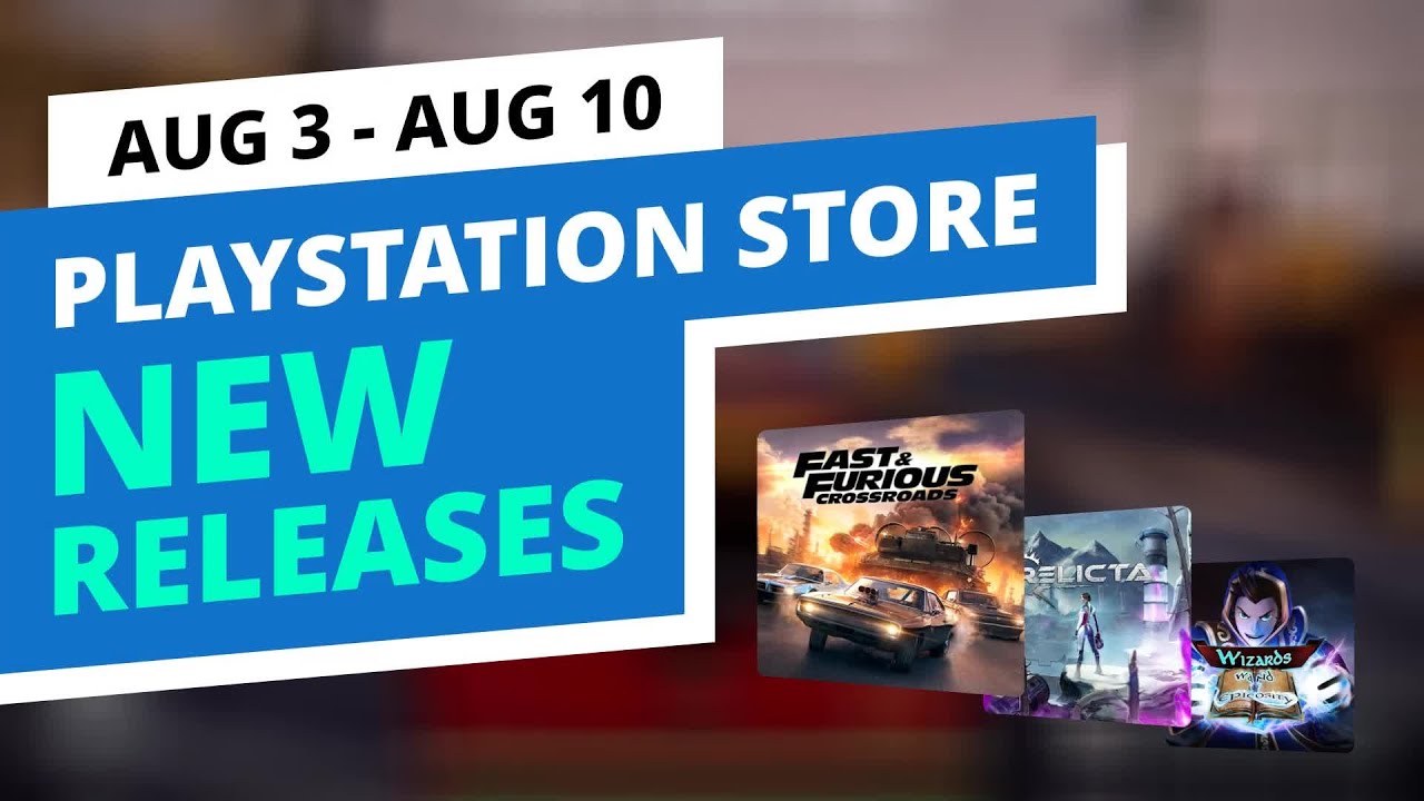 New Games in the official PlayStation Store, Aug 3 - Aug 10