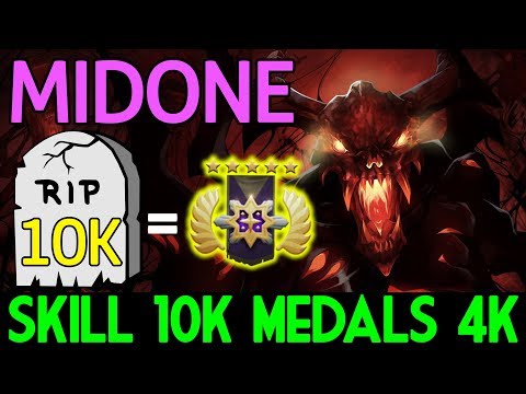 MIDONE DOTA 2 7.07 [Shadow Fiend] Skill 10k but Medals 4k !?