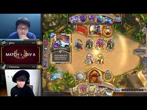 glory vs che0nsu - Division A - Hearthstone Grandmasters Asia-Pacific 2020 Season 2 - Week 4