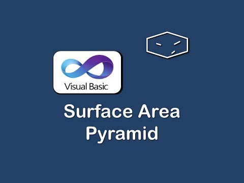 surface area of pyramid in vb net