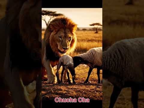 Lion Steals Baby Sheep in Front of Its Mother 😱 | Brutal Nature Moment #ai #aivideo