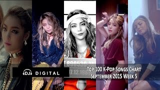 Top 100 K-Pop Songs Chart - September 2015 Week 5