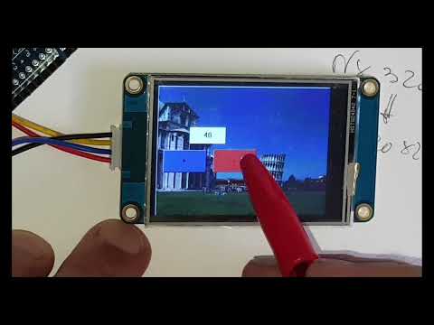 Nextion 2,4" (video 2): pulsanti e progress bar, facciamo sparire la torre di Pisa