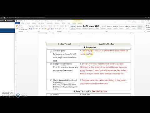 Del Tech 011 Personal Essay Development & Organization