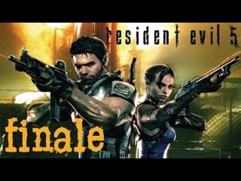 Resident Evil 5 [HD] Splitscreen Co-op Playthrough part 17 (Final Boss - Uroboros Wesker) [Final]