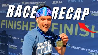 Brighton Marathon 2022 | RACE RECAP | How I ran my fastest ever marathon