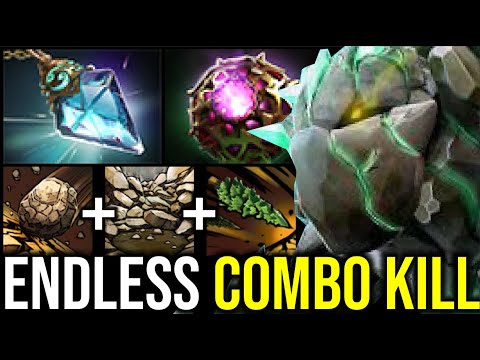 ENDLESS COMBO..!! Spell Prism + Octarine Cote Tiny Endless Spell Cast by Aui 7.25 | Dota 2