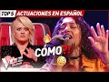 100 Unexpected SPANISH Songs On The Voice