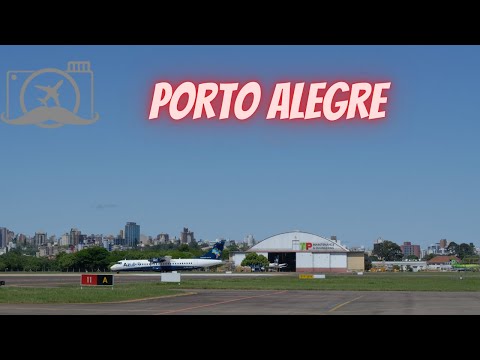 78 - Pousando em Porto Alegre no cockpit