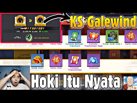 GACHA EVENT LAMPU LAMPION MENCARI HOKI, GACHA KS GALEWIND STUN 3 FIX - One Punch Man The Strongest