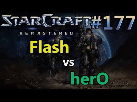 Flash (T) vs herO (Z) - StarCraft: Remastered - Replay-Cast #177 [German]