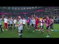 Argentina players celebrate and sing with fans “Muchachos” vs Australia - FIFA Qatar World Cup 2022