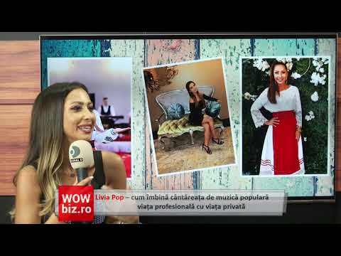 Livia Pop - cum îmbină cântăreața de muzică populară viața profesională cu viața privată