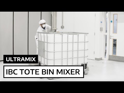 The Silverson Ultramix IBC Tote Bin Mixer - Narrow Profile, Robust Mixing Performance