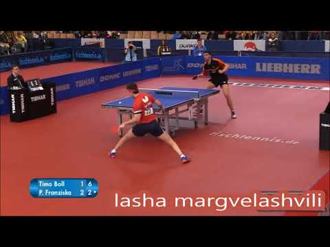 Timo Boll vs Patrick Franziska (German Championships 2018)