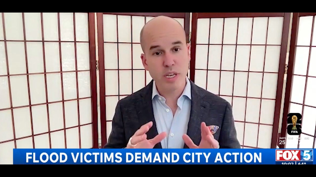Flood Victims Protest, City Delays - FOX5 Interview
