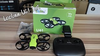 Loolinn U61 | Drohne mit Kamera - Mini Drohne mit 21min Flugzeit (3 Akkus) Modell U61