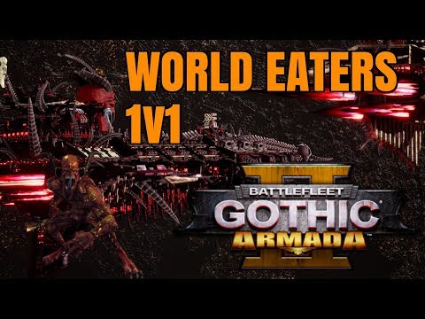 World Eaters vs Tau | KHORNE BERSERKERS - Battlefleet Gothic: Armada 2 - 1v1 Showdown