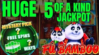 JACKPOT! First time ever playing Fu Bamboo slot machine live play @Yaamava