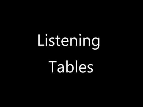 Listening Table Instructions