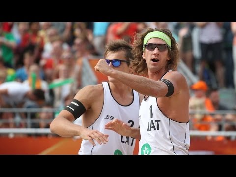Samoilovs/Plavins (LAT) vs. Van der Velde/Van Dorsten (NED) – Apeldoorn Men World Championships 2015