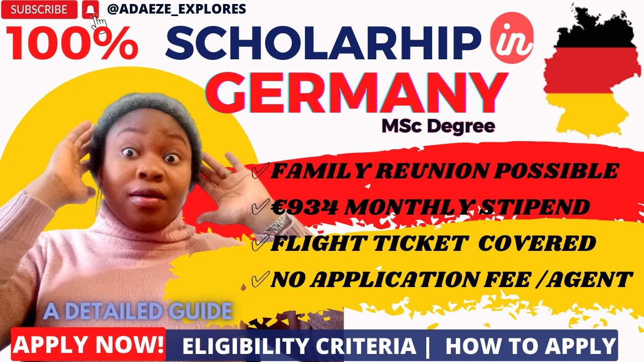 HOW TO APPLY AND WIN 934€ MONTHLY MASTERS SCHOLARSHIP IN GERMANY 2023/2024 | DAAD HELMUT SCHMIDT