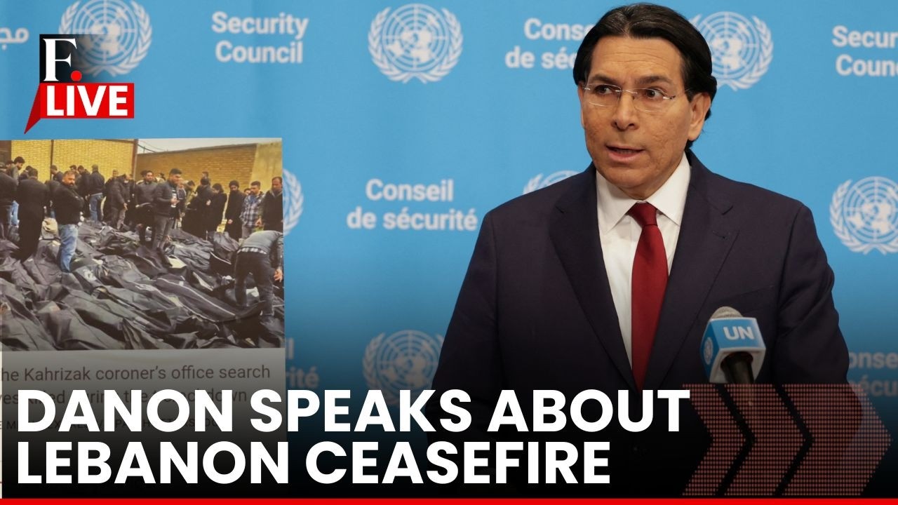 LIVE: Israel’s UN Ambassador Danny Danon Addresses Media After Trump Confirms Lebanon Ceasefire