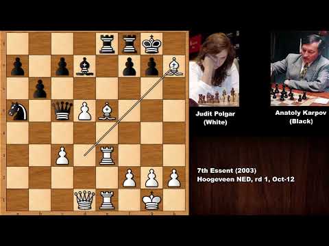 Chess Knockout: Judit Polgar vs Anatoly Karpov (2003)