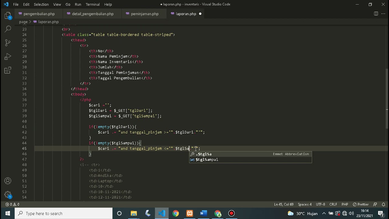 12. Membuat LAPORAN dan CETAK LAPORAN #UKK #UJILEVEL #RPL