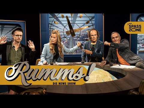 RUMMS! Die News-Show mit Olaf Schubert, Johann König, Sandra Sprünken und Moritz Neumeier