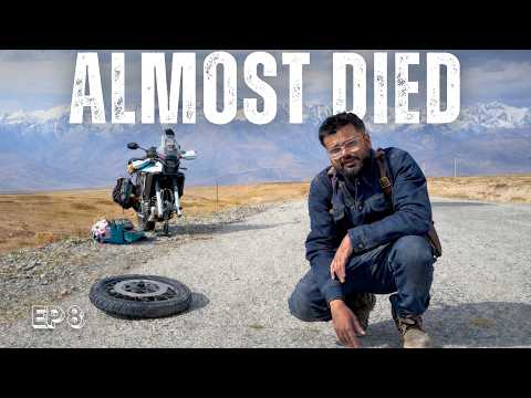 My Motorcycle Almost Killed Me Near the Tajikistan Border | Ep 8