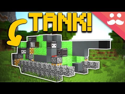 Making a WORKING TANK in Minecraft!