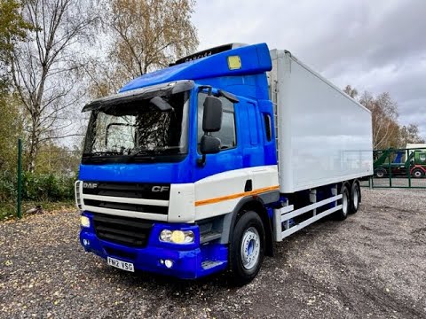 FN12 VSG - DAF CF75 310 10 Tyre Rear Lift Fridge Box | Law Truck Centre UK