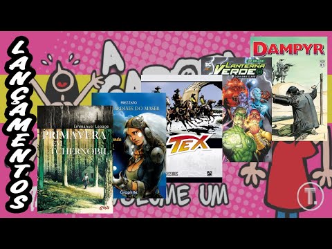 LANÇAMENTOS e QUADRINHOS EM PRÉ-VENDA (Junho de 2020)