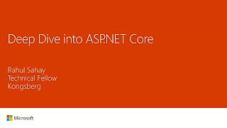 Webinar: Deep Dive Into ASP NET Core