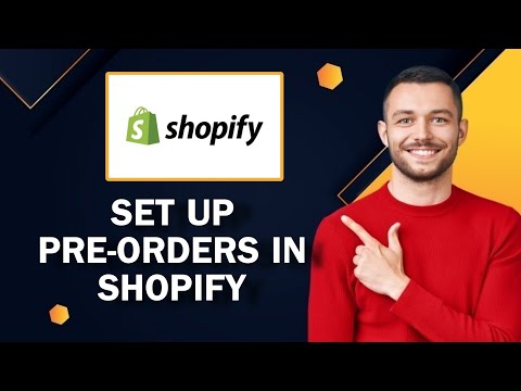 How to Set Up Pre-Orders in Shopify | Easy Tutorial