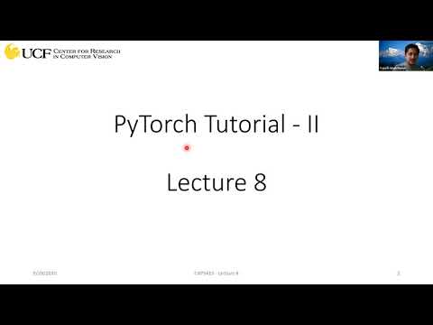 CAP5415 Lecture 8 [Administrative] - Fall 2020