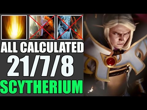CALCULATED SUNSTRIKE - Scytherium 5k MMR Plays Invoker WITH 21 KILLS in Ranked - Dota 2