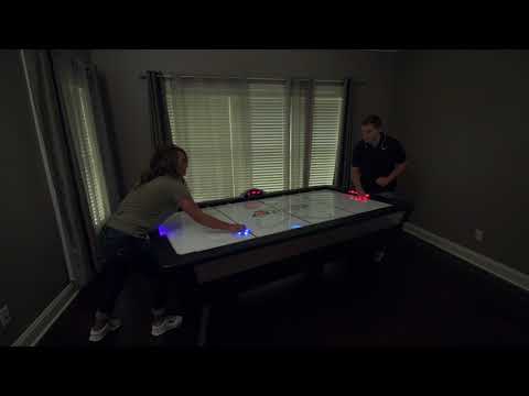 Atomic Top Shelf 7.5’ LED Illuminated Air Hockey Table
