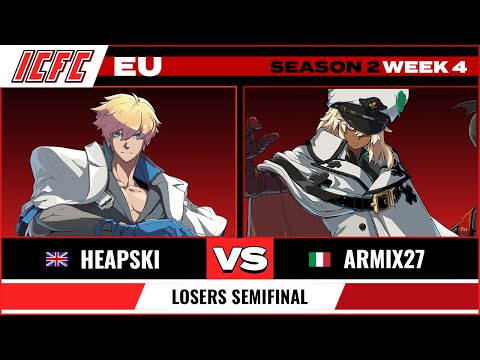 Heapski (Ky) vs. Armix27 (Ramlethal) Loser's Semifinal - ICFC EU GGST Season 2 Week 4