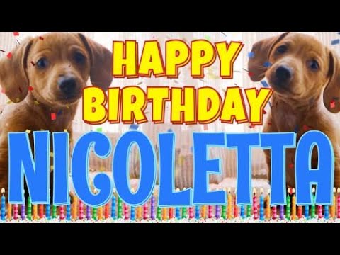 Happy Birthday Nicoletta! ( Funny Talking Dogs ) What Is Free On My Birthday