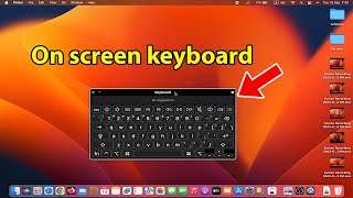 How to use on screen keyboard on mac