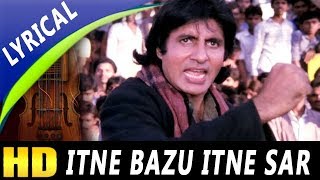 Itne Bazu Itne Sar With Lyrics | Amitabh Bachchan - YouTube