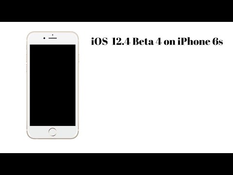iOS 12.4 Beta 4 on iPhone 6s